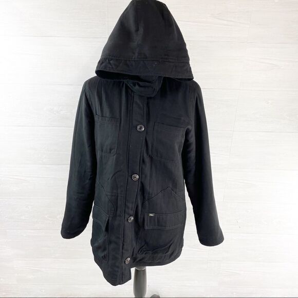 OBEY Fairfield Fleece Lined Parka Coat - Picture 4 of 14